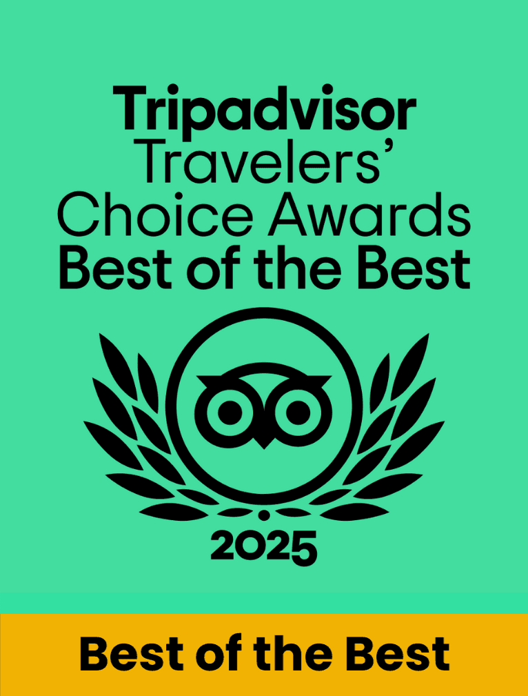 TripAdvisor award for 2025 Travelers' Choice Best of the Best