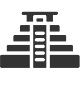 icon on mayan ruin