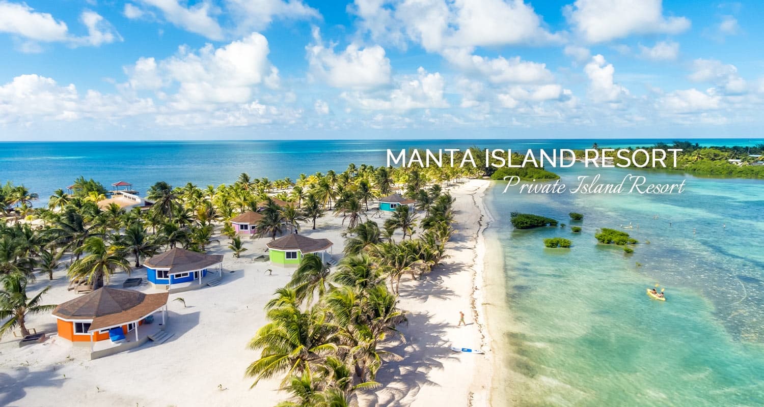 Escape to paradise at Manta Island Resort, a private island resort in Belize. Enjoy beachfront villas, crystal-clear waters, and stunning views.